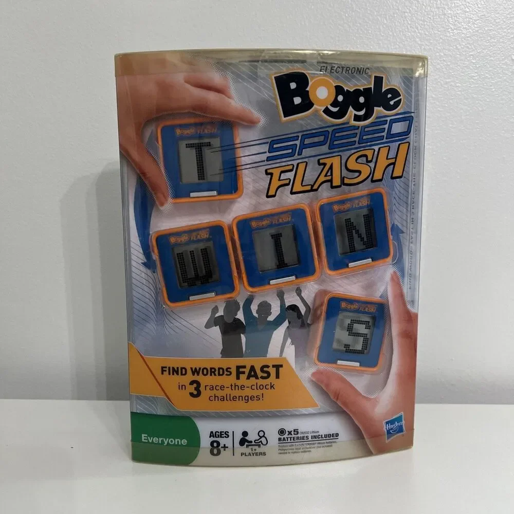 NEW Hasbro Electronic Boggle Speed Flash Education Word Game Toys R Us Exclusive